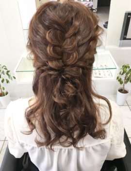 最近の草刈ヘアアレンジ